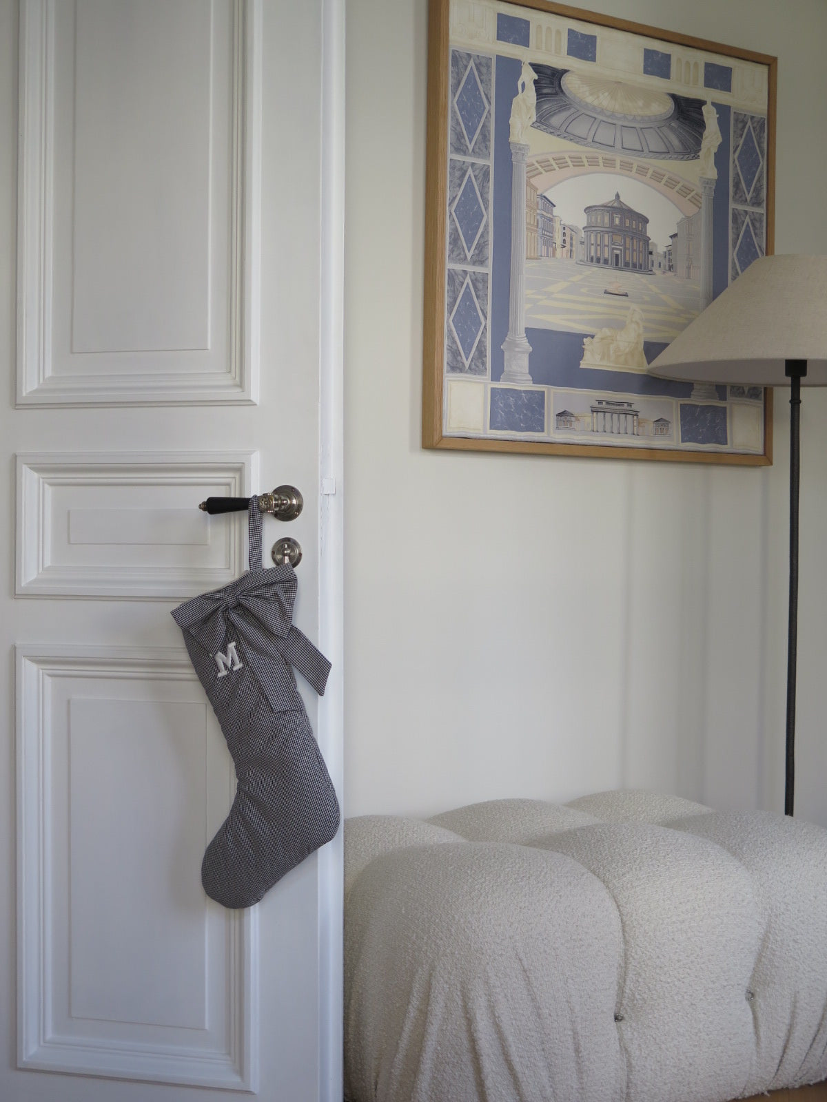 CUSTOM BOW CHRISTMAS STOCKING