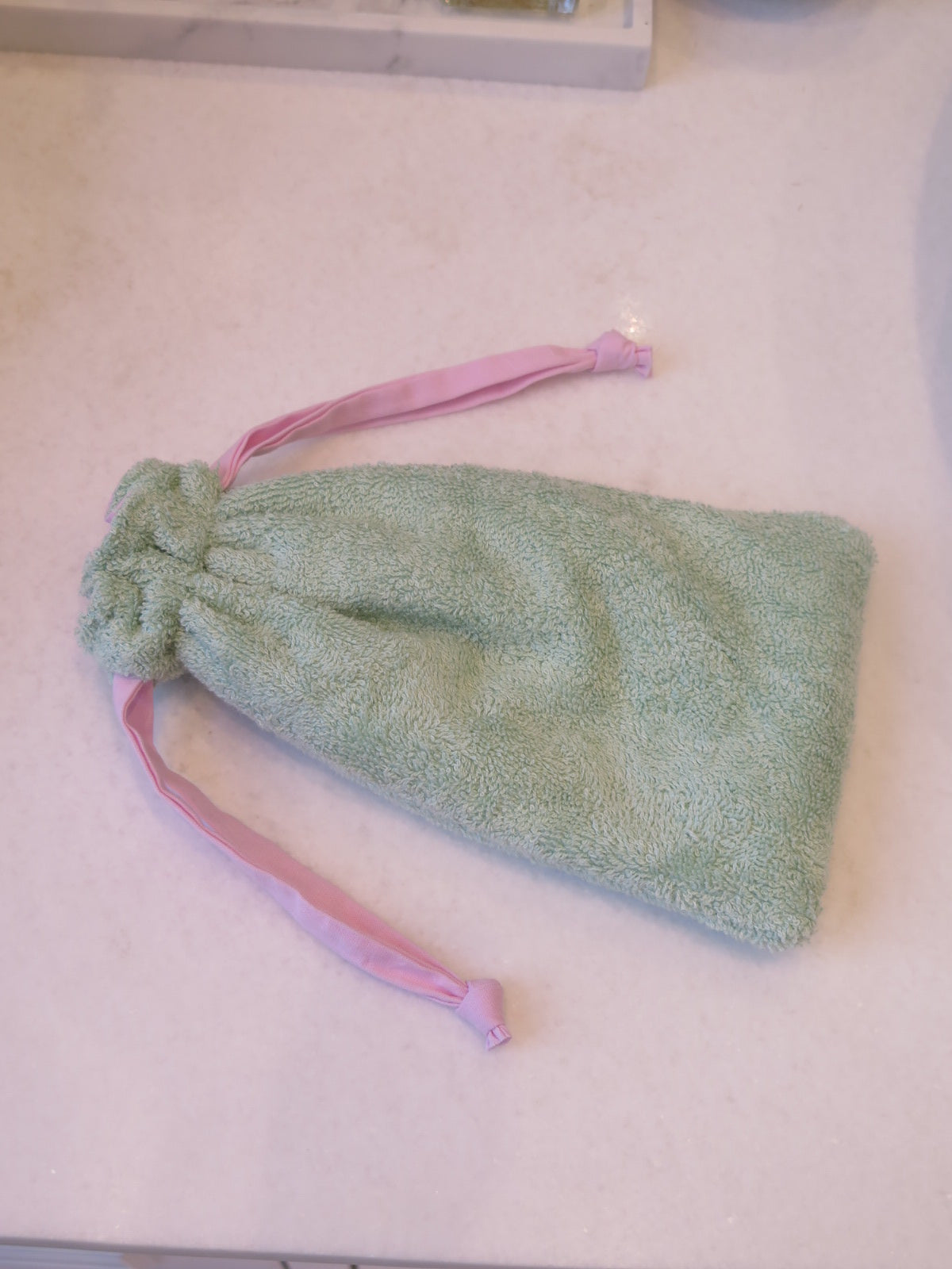MAKEUP BRUSH GREEN TERRY