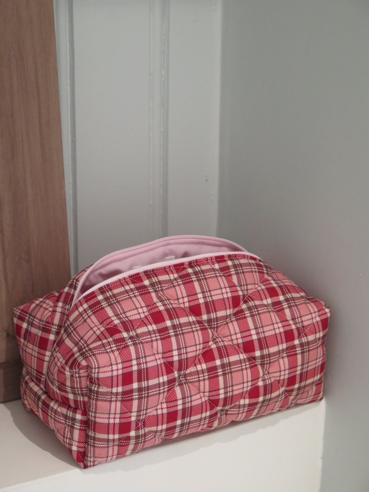 RED/PINK PLAID