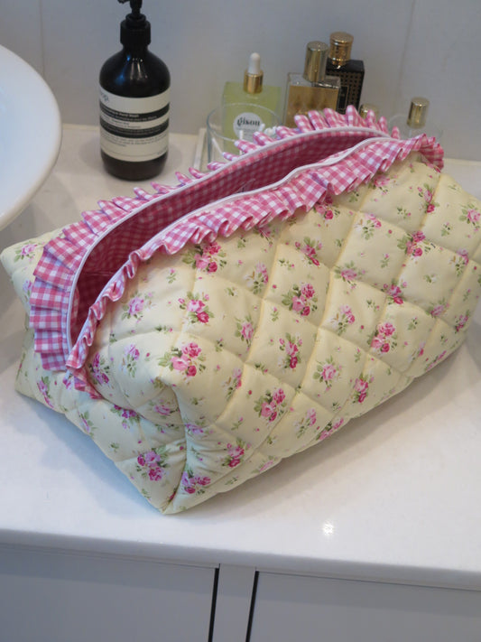 RUFFLED BAG YELLOW FLORAL