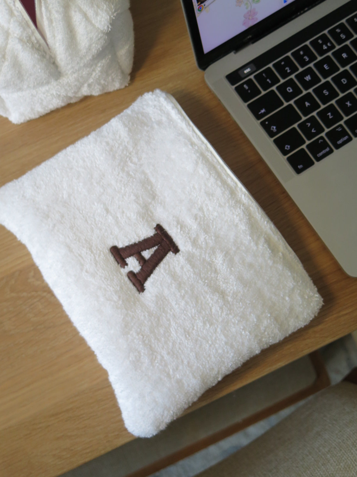 CUSTOM TERRY FLAT POUCH
