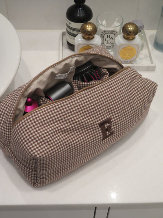 CUSTOM GINGHAM BROWN