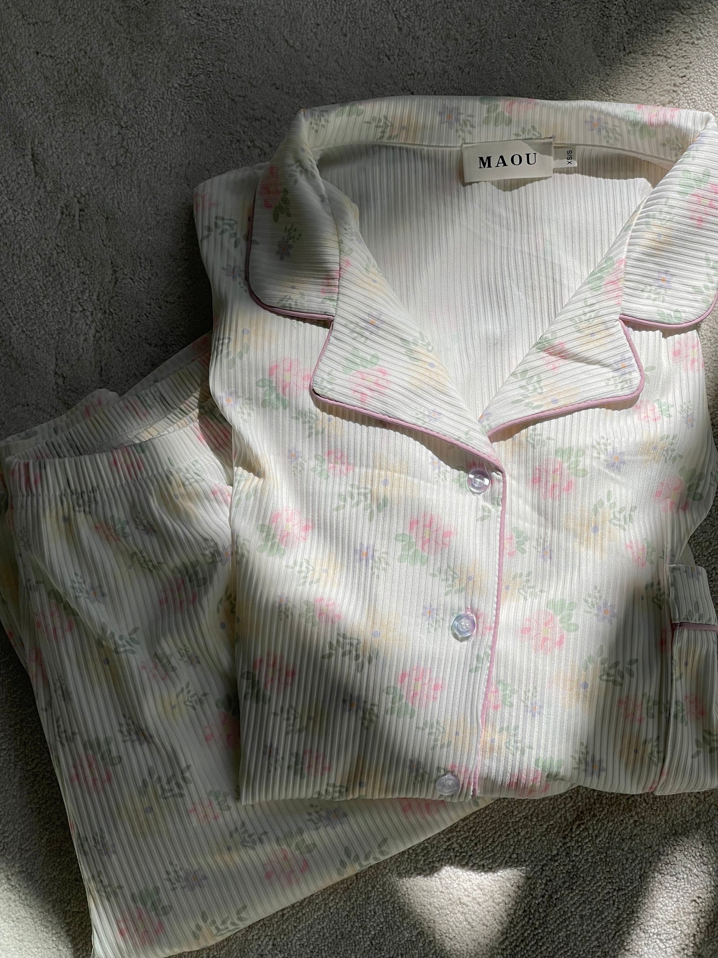 VINTAGE MAOU PRINT PYJAMAS SET