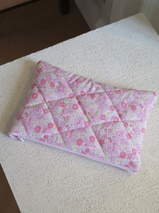 PINK YELLOW FLAT POUCH