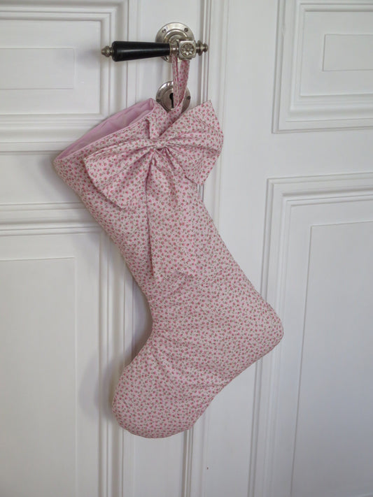 BOW CHRISTMAS STOCKING DIGITAL PATTERN
