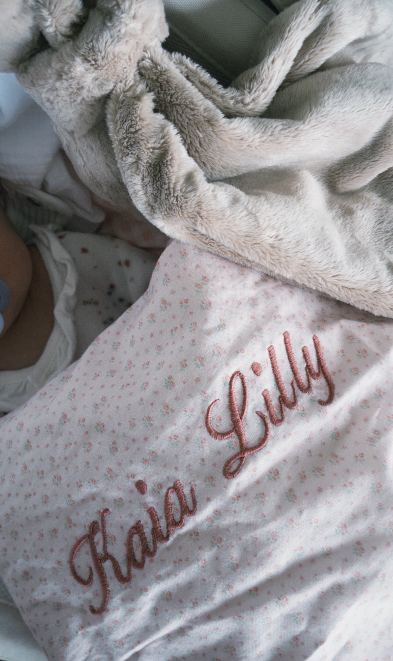 PETITE FLEUR BABY CRIB DUVET COVER