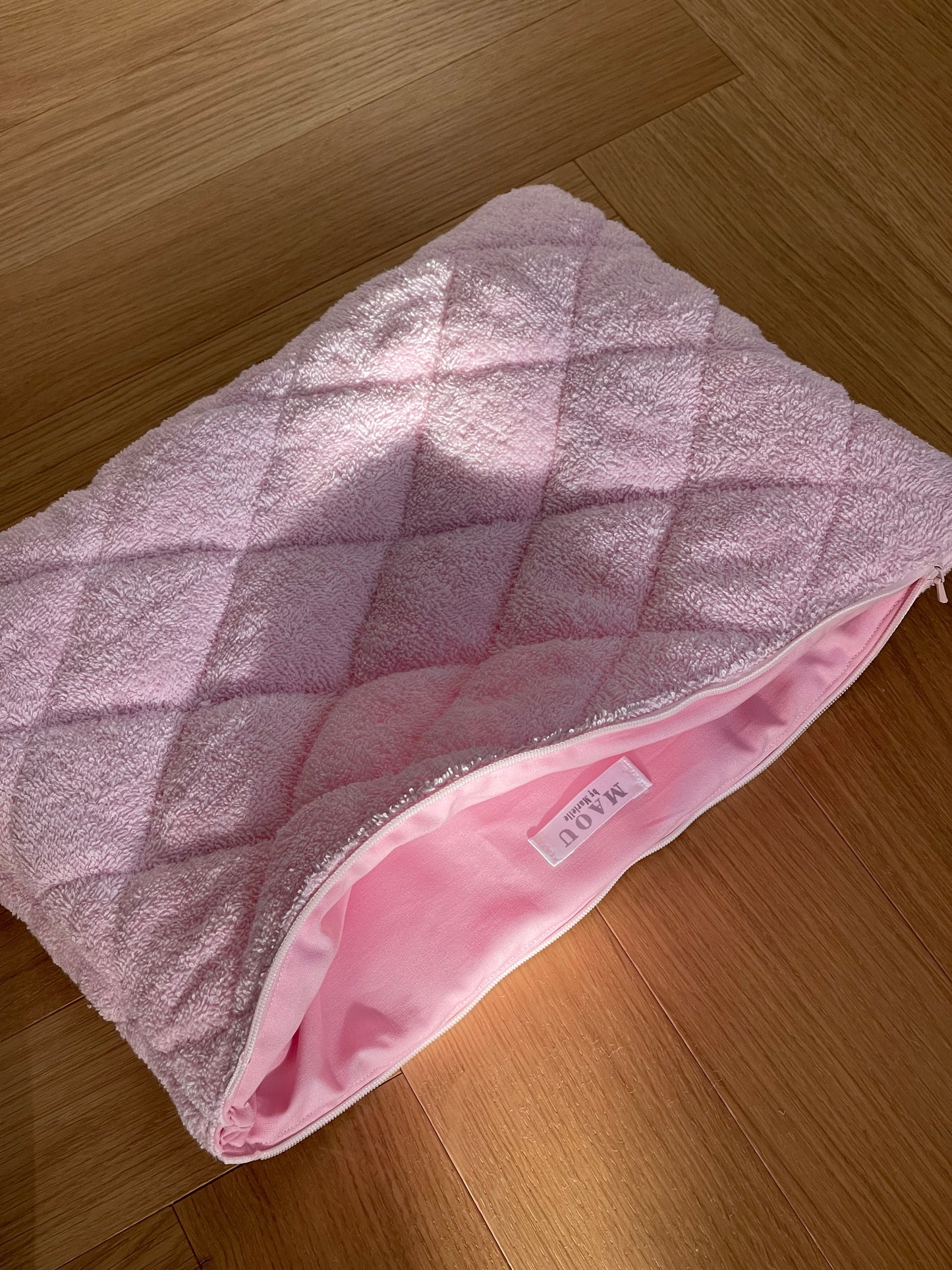 PINK TERRY LAPTOP/IPAD CASE