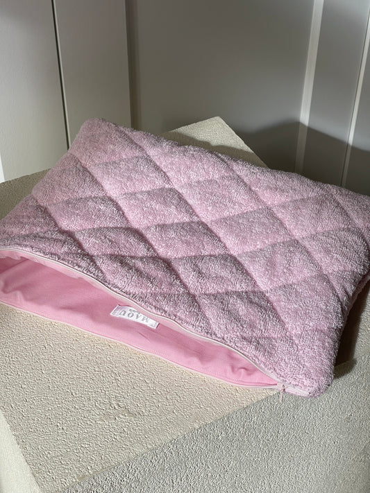 PINK TERRY LAPTOP/IPAD CASE