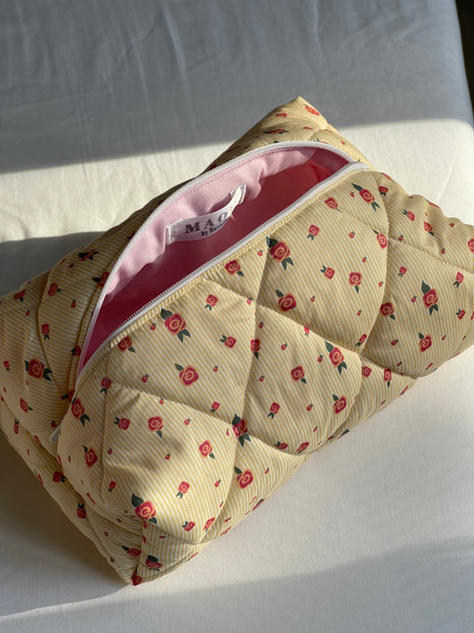 Striped yellow floral