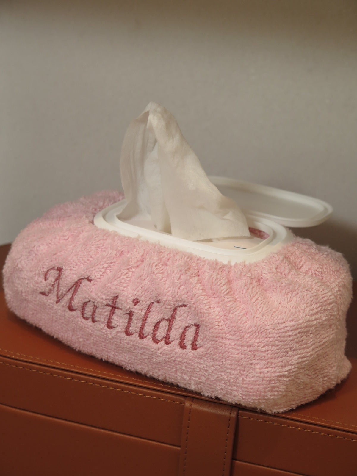 WET WIPE COVER CUSTOMIZED TERRY