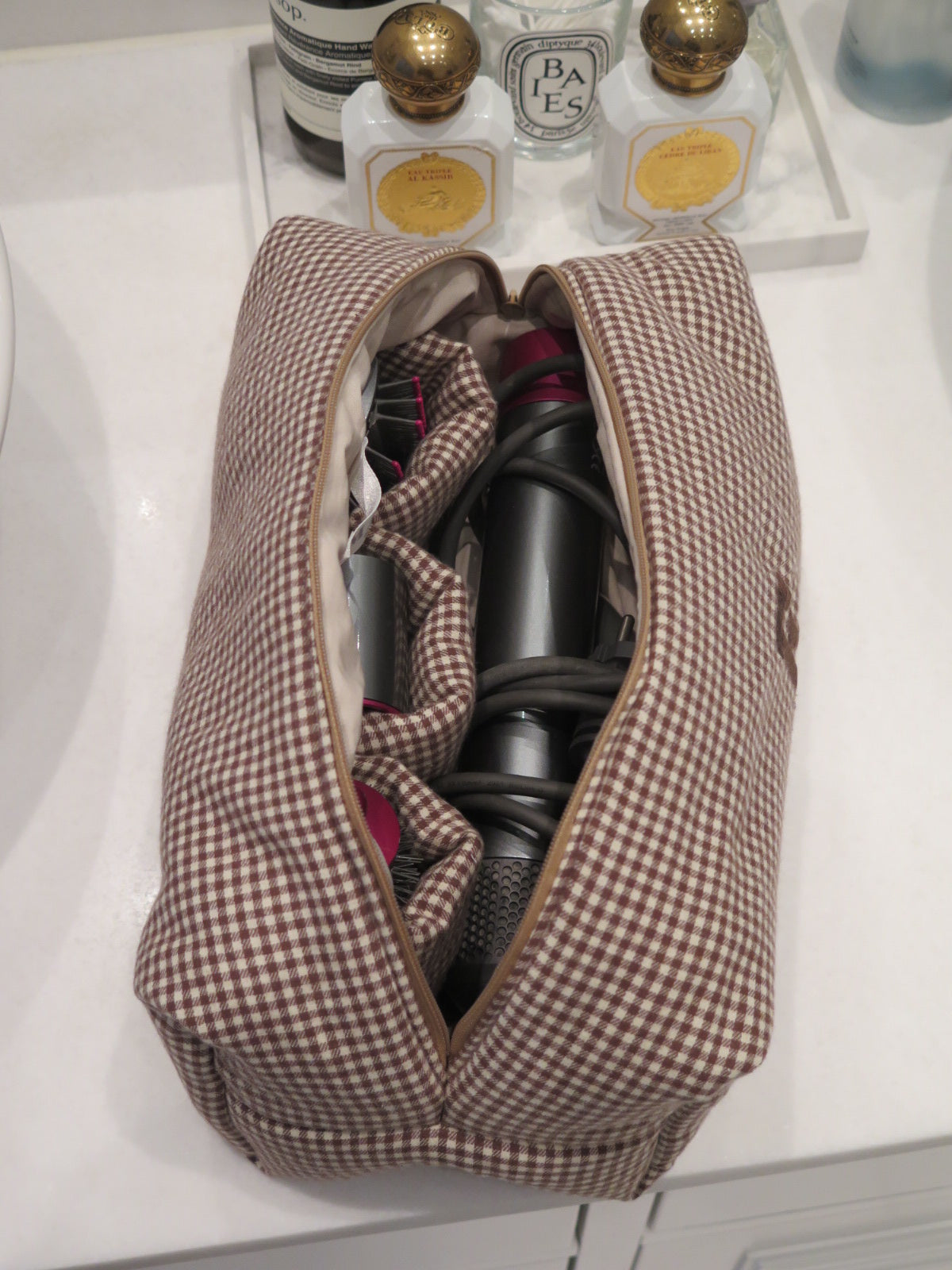 CUSTOM GINGHAM BROWN