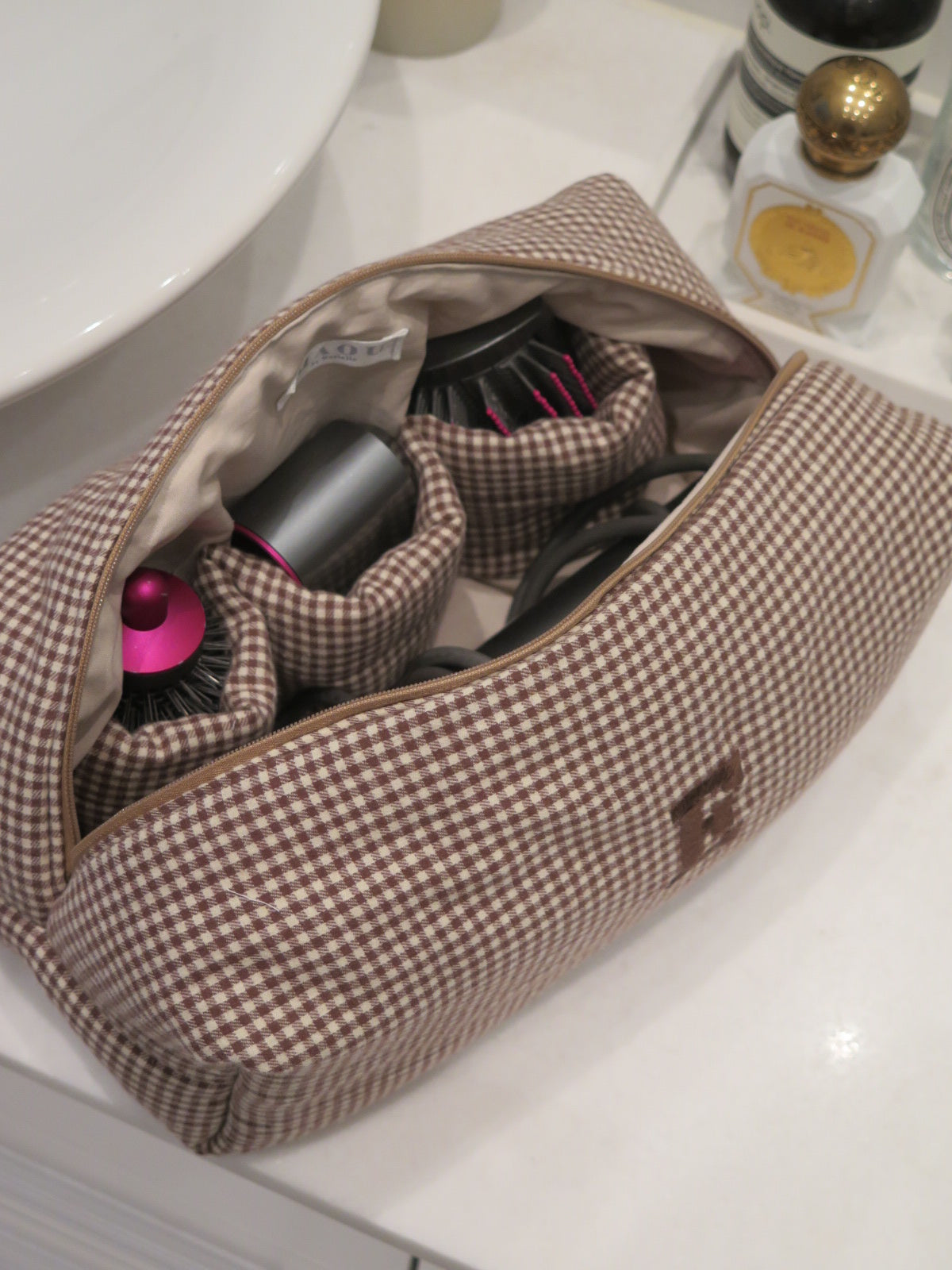 CUSTOM GINGHAM BROWN