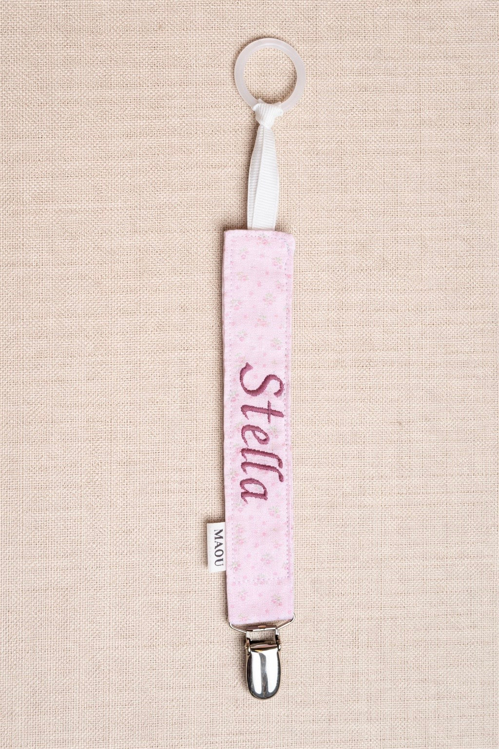 PACIFIER CLIP PETITE FLEUR
