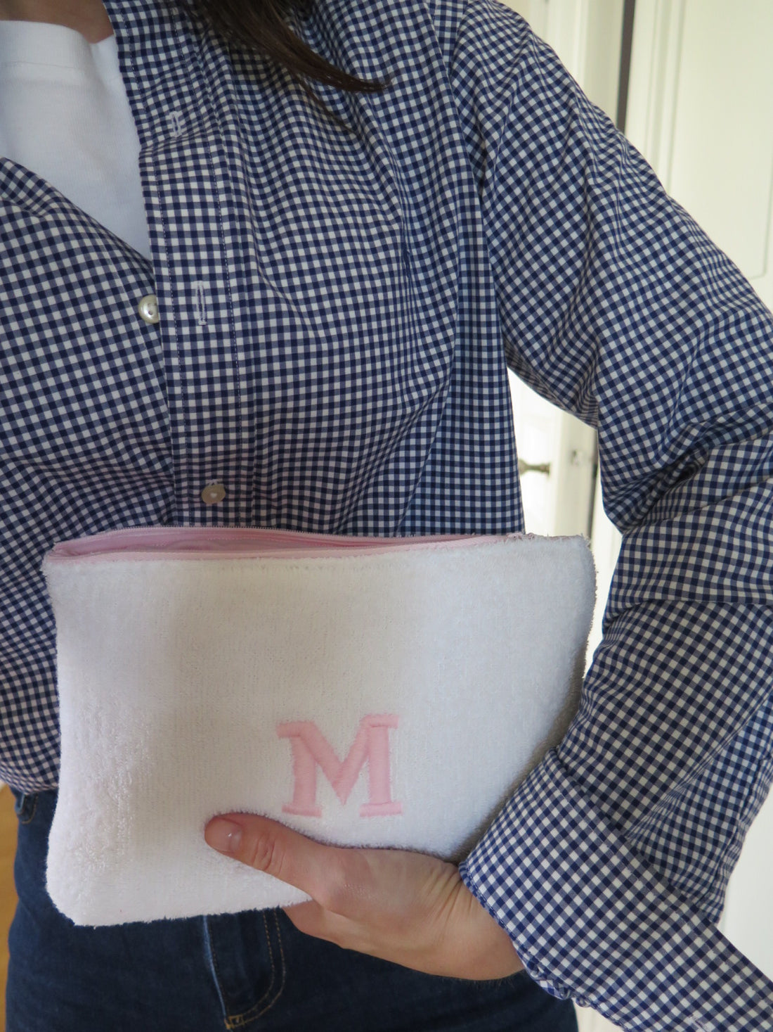 Nisha Terry Pouch - Rosewater