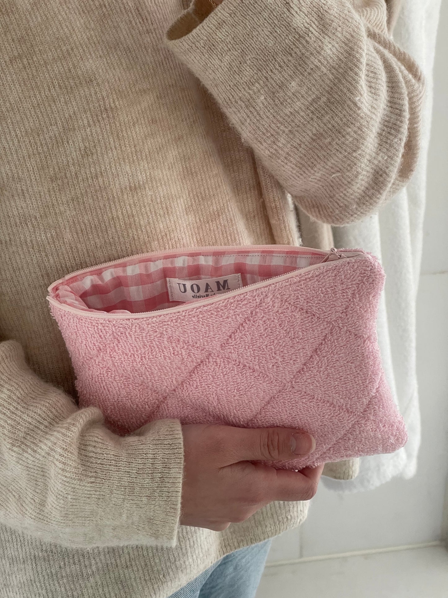 PINK TERRY POUCH